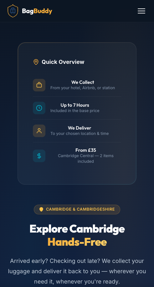 BagBuddy service overview