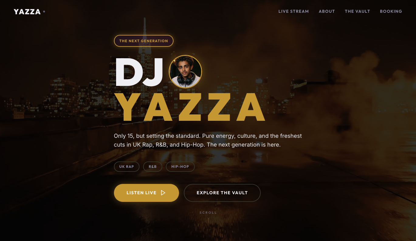 DJ Yazza Desktop Experience