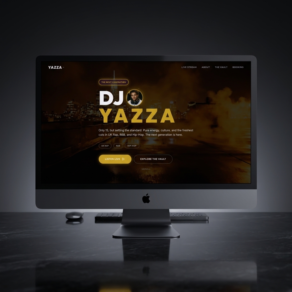 DJ Yazza desktop experience