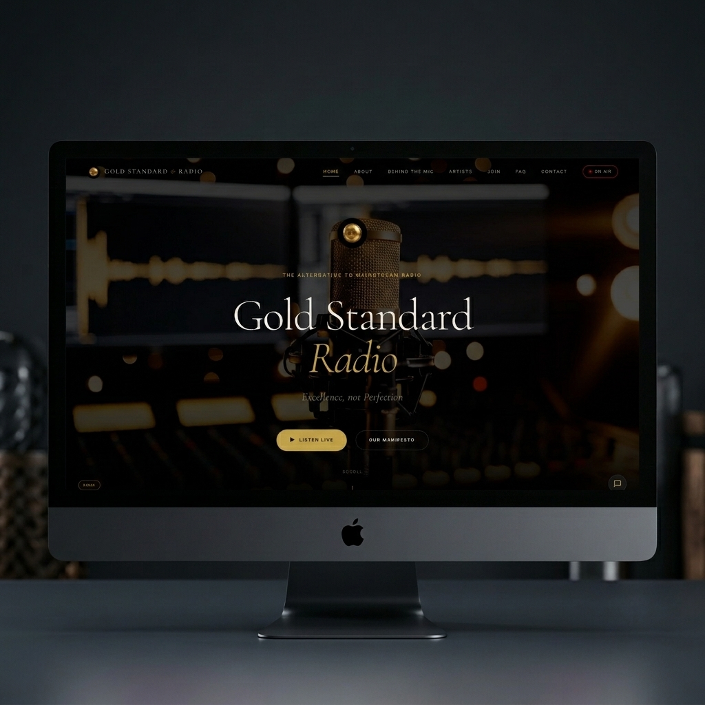 Gold Standard Radio — Manifesto section